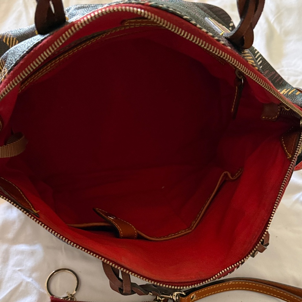 Dooney & Bourke Multicolor Plaid Shoulder Bag Set - Picture 3 of 7
